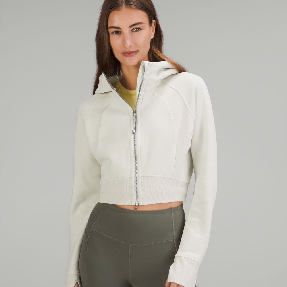 Lululemon cropped scuba full zip